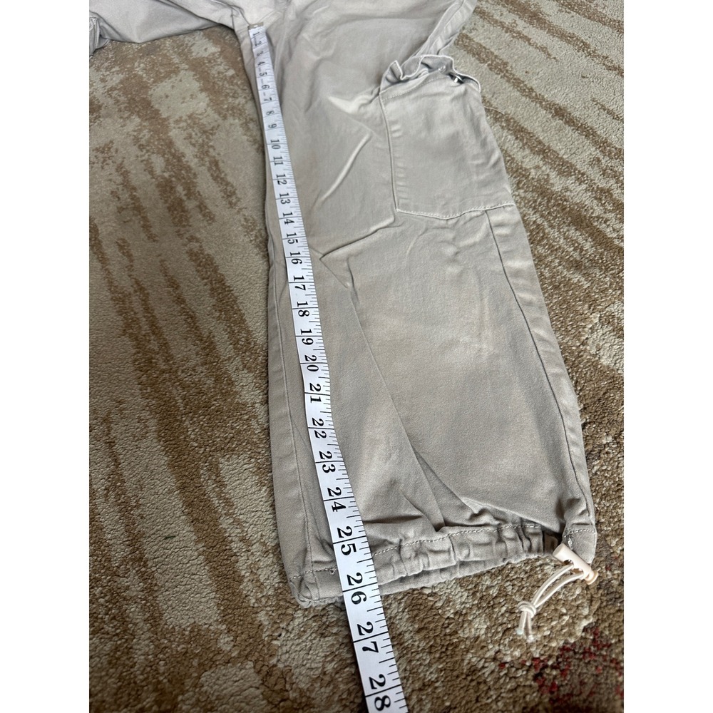 VIP Cargo Jogger Pants Size 13 Beige Lightweight Utility Streetwear Comfy - Picture 4 of 7